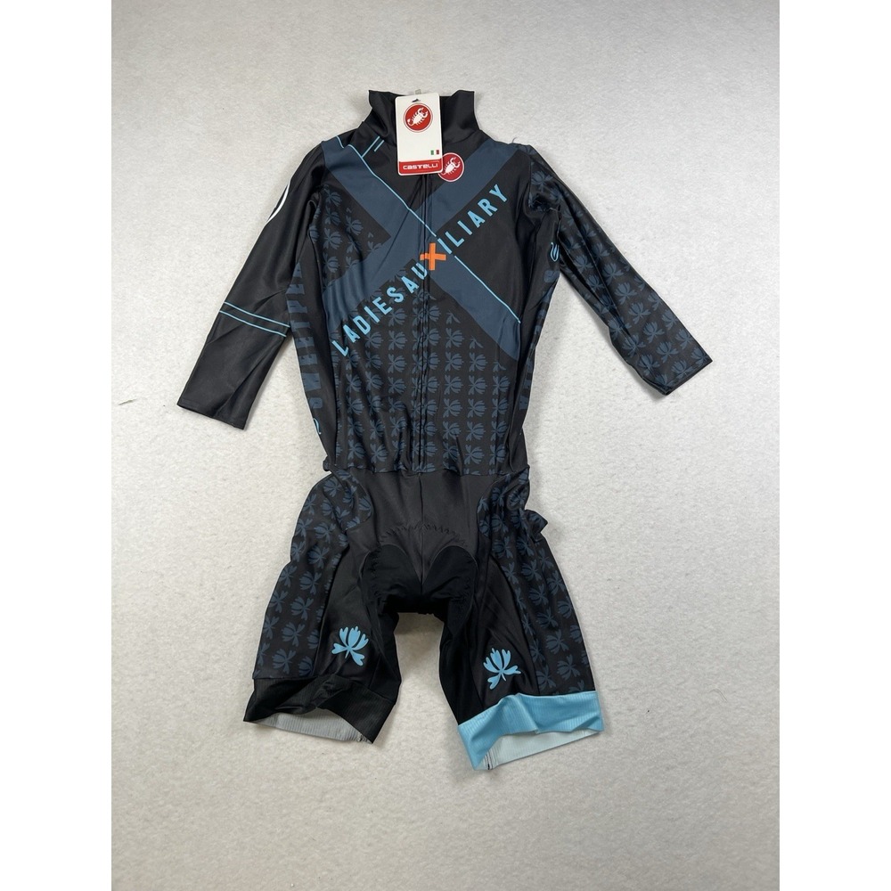 Castelli Team Kit Lycra CX Speedsuit Size Small New In Package KISS Pad